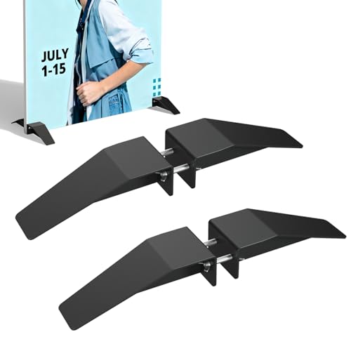 LLNYFL Heavy duty stainless steel foam board stand Spider Feet Board Sign Holder Base Suitable for Any Size Commercial Advertising Events Store Board Display Shows (Enhanced Edition)