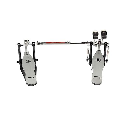 Gibraltar GI801424 - Pedal de bombo doble, tracción por correa 4711st-db