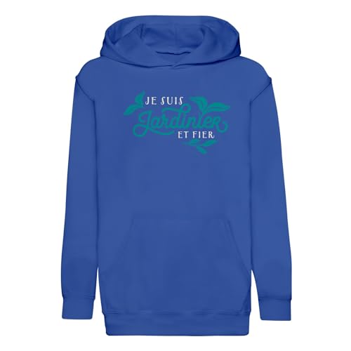 Sweat à capuche enfant je suis jardinier vêtement de jardinage et culture premium