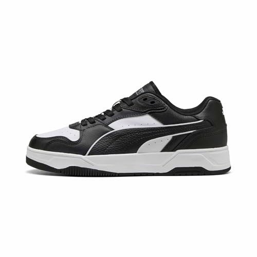 Puma RBD Break Low - Tenis Unisex para Hombre, Color Blanco, Negro y Negro, Talla 4.5, Puma Blanco Puma Negro Puma, 37.5 EU