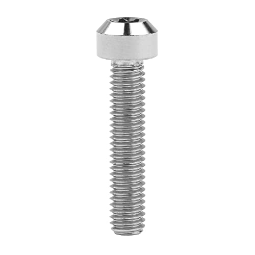 Image of Titanium Torx Square Head M6 x 10 15 20 25 30 35 40 45 50 60 65 70 80mm Screw Pack of 5 (Normal Titanium, M6x30mm)