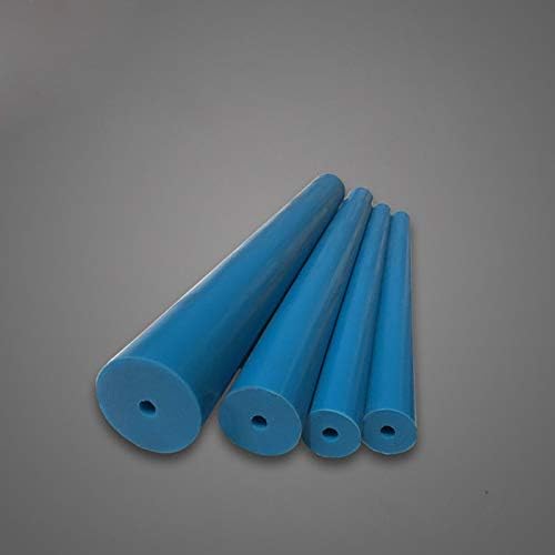 Ochoos 500mm Length PU Nylon rods Sticks Hollow Elastic Polyurethane Rod Stick Blue - (Dimensions: 25mm(OD) x 8mm(ID))