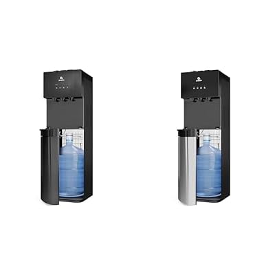 Avalon A3BLK Self Cleaning Bottom Loading Water Cooler Dispenser, 3 Temperature-UL & Bottom Loading Water Cooler Water Dispenser with BioGuard- 3 Temperature Settings - Hot