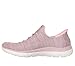 Skechers Womens Summits Everyday Set Hands Free Slip-INS Pink Light Blue 7.5 Medium