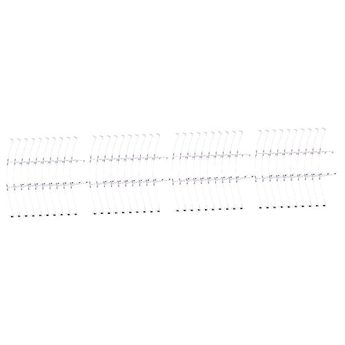 Abaodam 4sets 10pcs Fishing Leader Wire with Swivels High Strength Fishing Lines for Freshwater for Bass Trout and More 10pcs*4