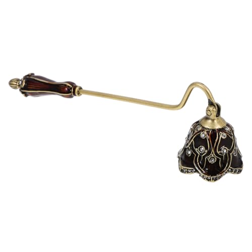 FUNOMOCYA Candle Extinguisher Candle Holder Flame Snuffer Tool Candle Snuffer with Long Handle Household Candle Snuffer Candle Accessory Metal Wick Snuffer Candle Put Out Tool Candle Tool