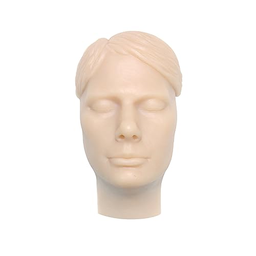 Silicone Facial Injection Training Mannequin for Nose Piercing Practice - Image 3