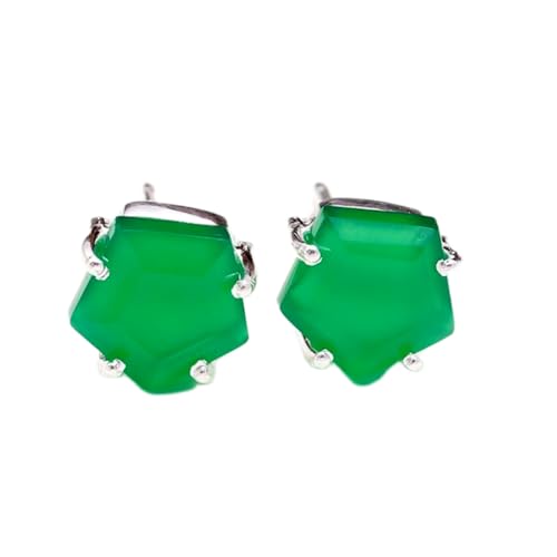 Boucles d'oreilles onyx vert et argent pour sublimer votre style quotidien