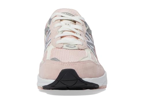Image of New Balance Kid's 990 V6 Lace-Up Sneaker, Pink Haze /White, 13.5 XW Little Kid