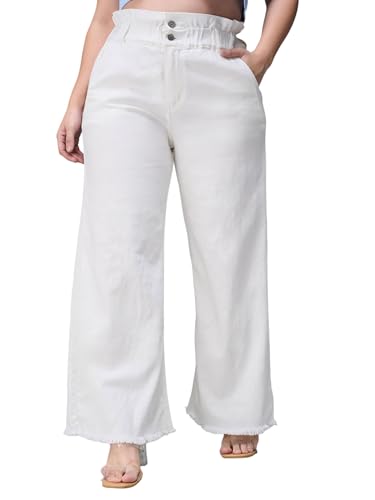 Image of Miss Chase A+ Women's Bootcut High Rise Regular Stretchable Denim Jeans