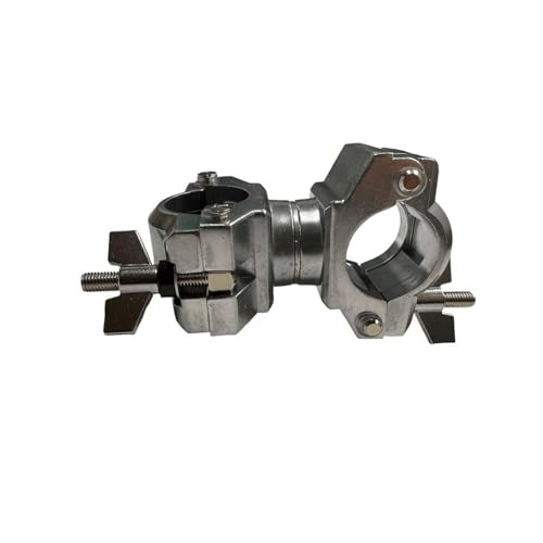 Clamp múltiple para rack de batería, soporte resistente y firme para instrumentos musicales, metal antióxido miniatura 1