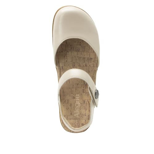 Image of Alegria Women's Opal Leather Shoes with Slingback Open Back Sandals