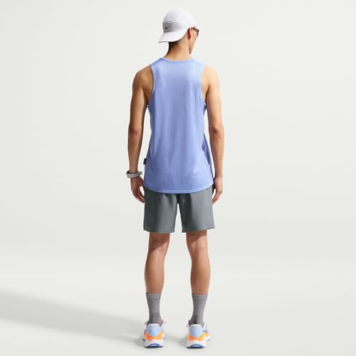 Image of Nike Mens Miler Dri Fit Brief Lined Running Shorts