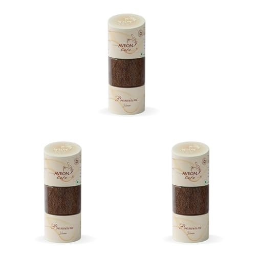 Image of Aveon Cafe Premium Instant Coffee - 100g Jar | Finely Agglomerated Coffee Blend | Rich Aroma & Smooth Flavor | Crafted with 100% Arabica & Robusta | Instant Coffee Perfection (Pack of 3)