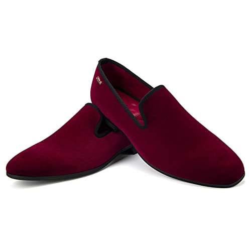 Image of JITAI Men's Dress Shoes - Casual Rubber & Leather Loafers for Men - Fashion Business Formal Wear