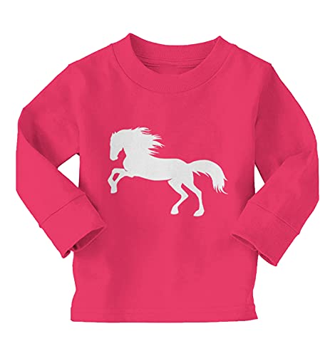 Horse Silhouette - Pony Horsey Infant/Toddler Cotton Jersey T-Shirt