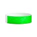 WristCo Neon Green 3/4 Inch Premium Black Light Security 500 Count Paper Wristbands for Events
