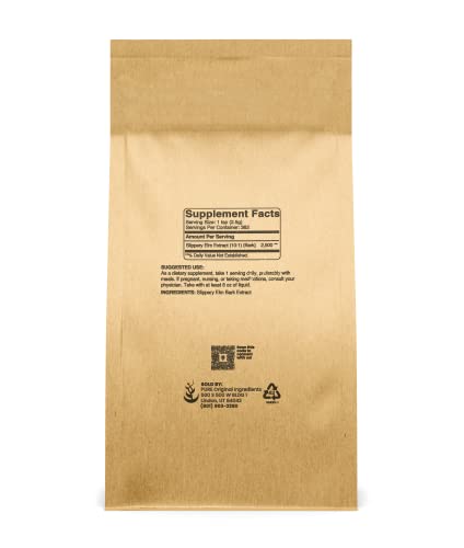 Pure Original Ingredients Slippery Elm Bark Powder (2lb) Pure & Natural, Vegan, Gluten-Free - Thumbnail 2
