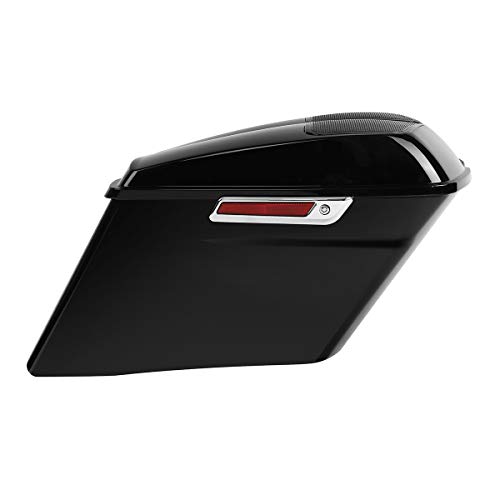 Alforjas duras extendidas 4 pulgadas para motos Harley miniatura 2