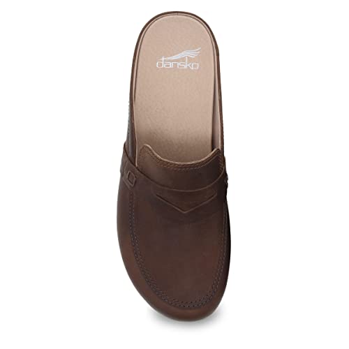 Dansko Women's Bel Brown Oiled Mule 7.5-8 M Us - Comfort Loafer #TOP1
