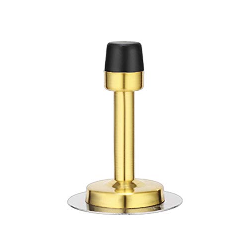 ZUOLUO Topes para Puertas Tope Puerta Iman Tapones de Puerta Topes de Puerta Puerta se Detiene Topes de Piso Doorstops Cromo Puerta Tapón de la Puerta a,Gold Cover