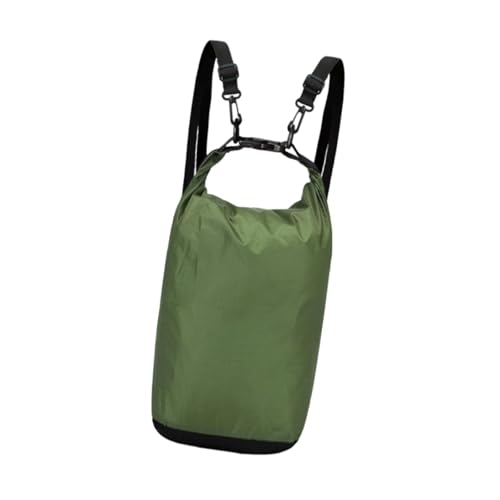 KQFCAZRE Mochila Impermeável E com Grande Capacidade para Armazenamento, Ideal para Natação, Rafting, Trilhas E Pesca Ao Ar Livre, Verde Exército