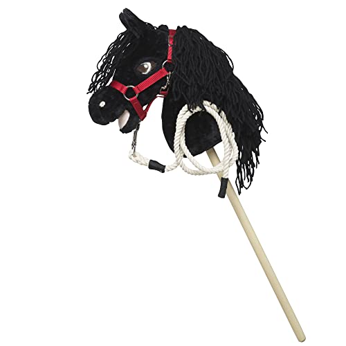Panduro hobby horse fur real horse toys stick jumps for girls toy craft horse on a stick realistic without sound wooden plug without wheels - Image 4