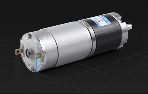 Moteur à engrenages planétaires 12V DC 571rpm réducteur de vitesse arbre 8mm