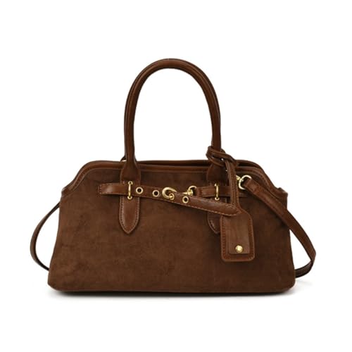 Bolso Tote de gamuza sintética para mujer miniatura 1