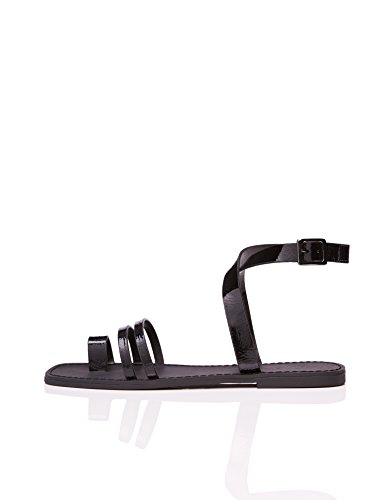 find. Sandalias con Pulsera Mujer, Negro (Black Black), 41 EU
