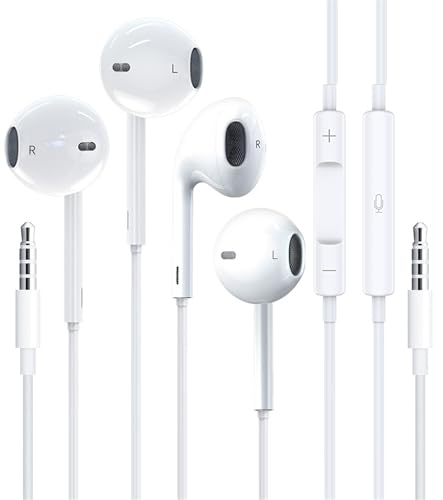 Vzzboo VZYM-2 Pack Wired Headphones For Iphone Earbuds cover