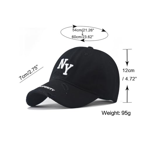 Gorra béisbol vaquera bordada vino ajustable unisex miniatura 2