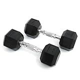 BILDER - Coppia Manubri Palestra 5 Kg, Forma Esagonale e Impugnatura Antiscivolo, Set Pesi Palestra e per Allenamento a Casa per Tonificazione e Riscaldamento, Set Manubri Resistenti e Salvaspazio