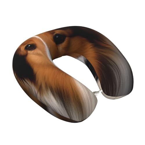 Almohada U espuma viscoelástica 30 cm x 25 cm cervical miniatura 2