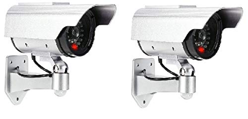 Drake LED Dummy Security Camera Realistic Look CCTV Fake Bullet Camera Dummy Camera (2)-picture-11