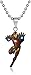 Marvel Comics Boys' Stainless Steel Ironman Figure Chain Pendant Necklace, 16"