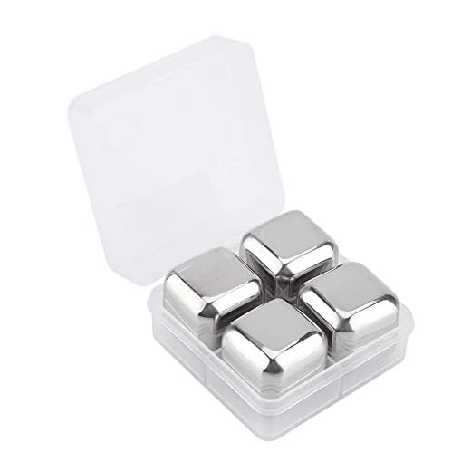 Kadimendium Drink Chiller Stone Ice Tube Reutilizable para Cerveza(Four Pack)