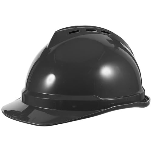 FUNOMOCYA Casco de Seguridad Abs Ajustable con Ventilación Protección Resistente y Transpirable para Trabajadores de Construcción y Electricistas Casco Industrial para Obras y Tejados Gris