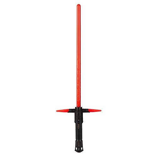 Disney Store Official Kylo Ren Lightsaber Toy for Kids - Electronic Star Wars Light Up Toy Sword with Motion-Sensor Sounds & Dueling Effects - Star Wars Roleplay Accessory
