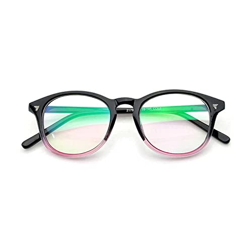 Image of Roshfort Women Computer Glasses Bluecut Blue Blocking anti glare Eye Protection Spectacle Frames Zero Power Clear Eyeglasses For Women & Girls (Medium, E-3)
