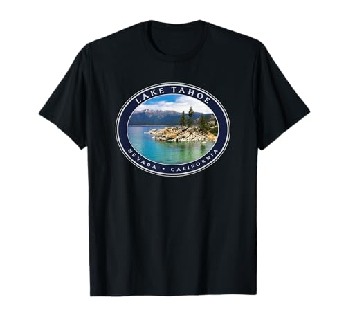 Lake Tahoe California Nevada Mountains Lake Trees Souvenir T-Shirt