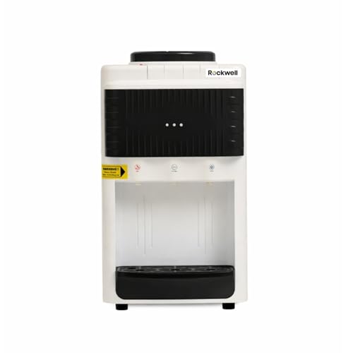 Image of Rockwell Pure Mini Table Top Water Dispenser | Hot, Cold & Normal Water | Compact Design | Child Lock Hot Tap | Ideal for Home & Office