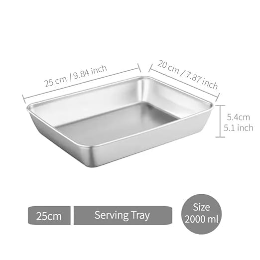 Image of Stainless Steel Food Storage Container 2000ML with Transparent Lid | Premium Food Grade Kitchen Storage Box for Meal Prep, Serving, Baking & Fridge Storage | Freezer & Dishwasher Safe (3)