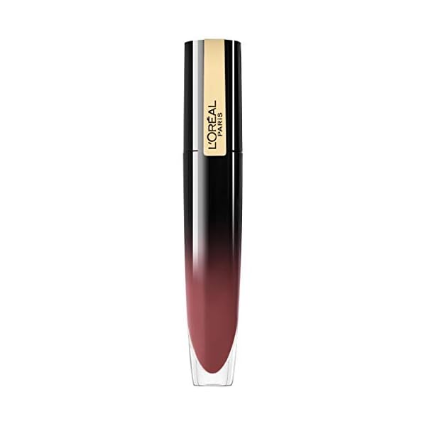 L'Oreal Paris Brilliant Signature Shiny Lip Stain Lipstick, Be Outstanding 0.21 Fl Oz.