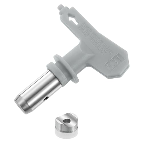 La mejor selección de Cercas de aire comprados en linea. 40 uxcell Boquillas De Rociado Reversibles para Pulverizador Sin Aire 531 Boquillas De Pintura Piezas De Máquina Pulverizadora para Cercas De Jardín Y Hogar Gris