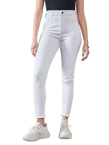 Image of Dolce Crudo Women's Skinny Fit High Rise Regular Length Stretchable High Waist Denim Jeans