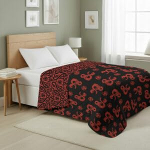 Image of Northwest Dungeons & Dragons inchHeed The Call inch Twin Quilted Blanket, Cozy Fantasy Bedding for Gamers, Kids & Adults, Throw for Bedroom, Sofa, or Game Room Decor, 60 x 90 Inches