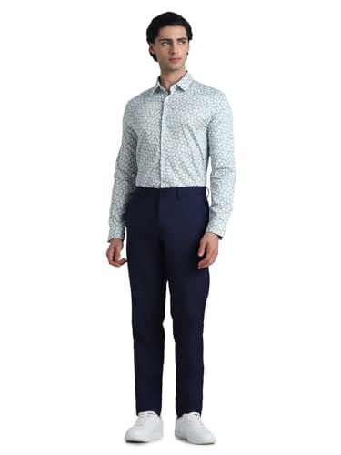 Image of Jack & Jones Men's Cotton Floral Print Slim Fit Spread-Collar Casual Shirt