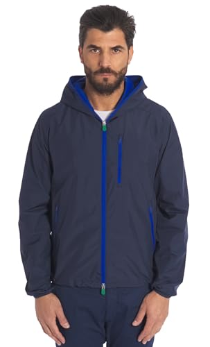 100% poliestere Save The Duck GIUBBINO UOMO DAVID BLU NAVY - x-large