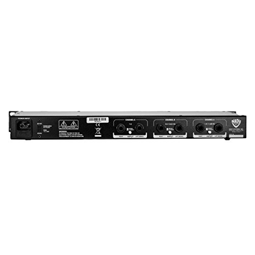 Nady HPA-8 Eight Channel Headphone Amplifier - Eight Stereo Headphone Channels, Single Rack Space, Level Adjustment and a 1/4” Headphone Output per Channel